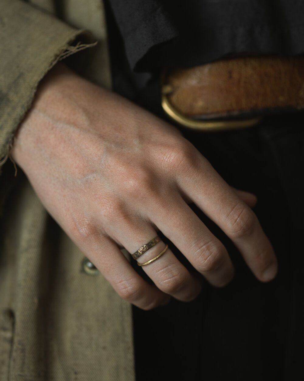 1924us Bronze Stacking Ring