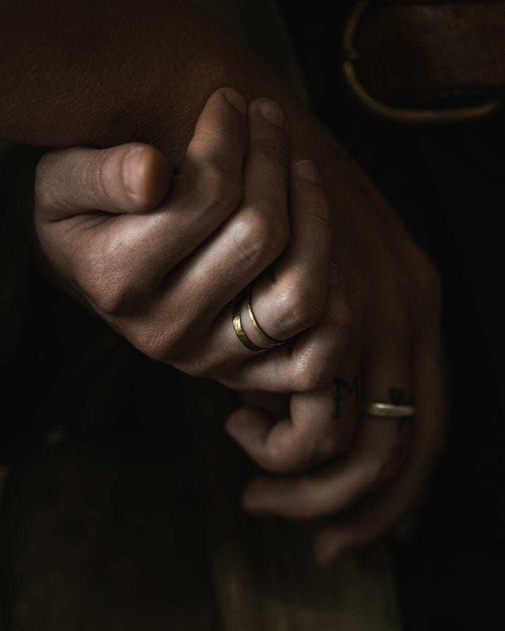 1924us Bronze Stacking Ring