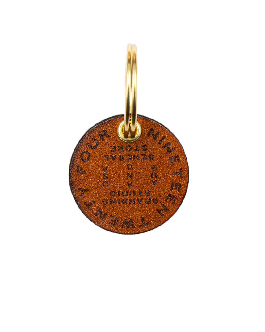 1924us Circle Brand Key Tags