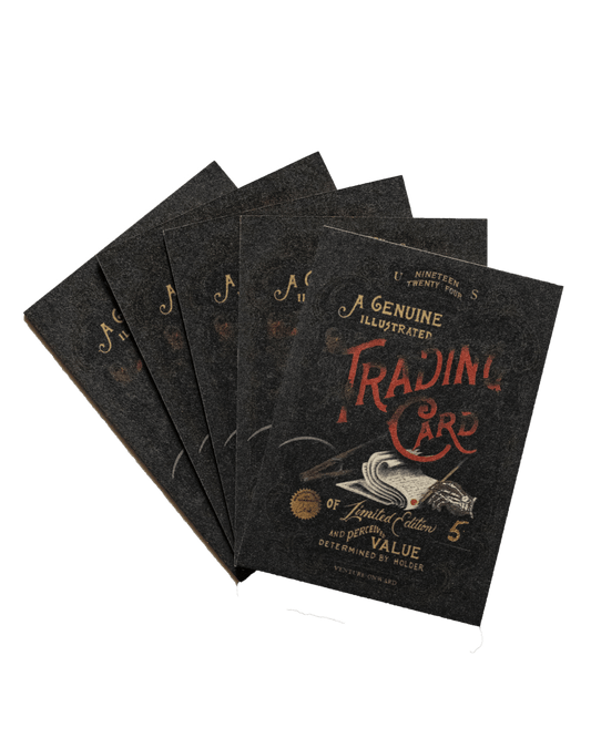 1924us Hand Illustrated Trading Cards