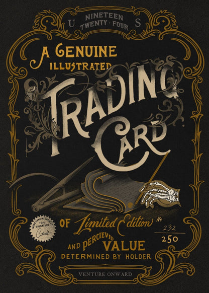 1924us Hand Illustrated Trading Cards