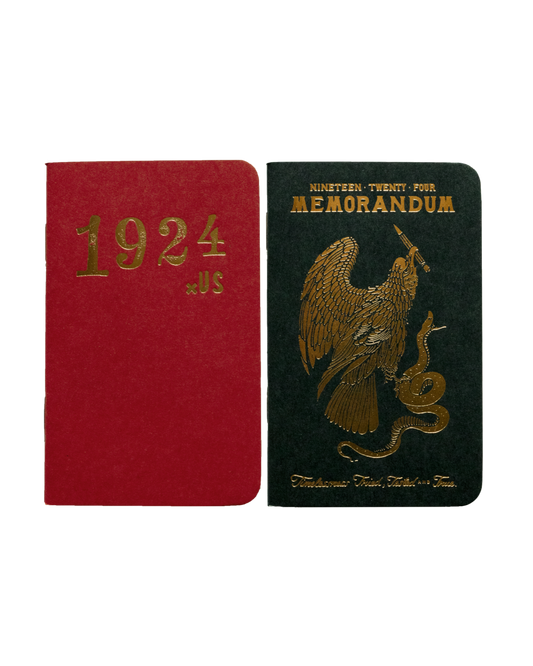 Venta al por mayor -1924 Juego de cuadernos de bolsillo