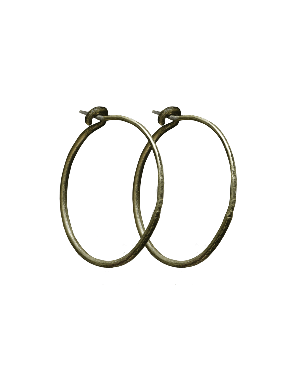 1924us Signature Hand Hammered Earrings