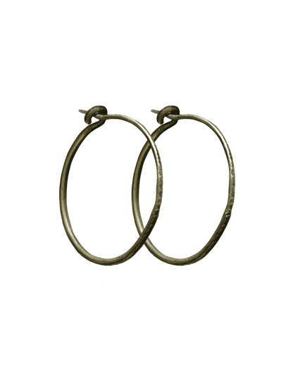 1924us Signature Hand Hammered Earrings