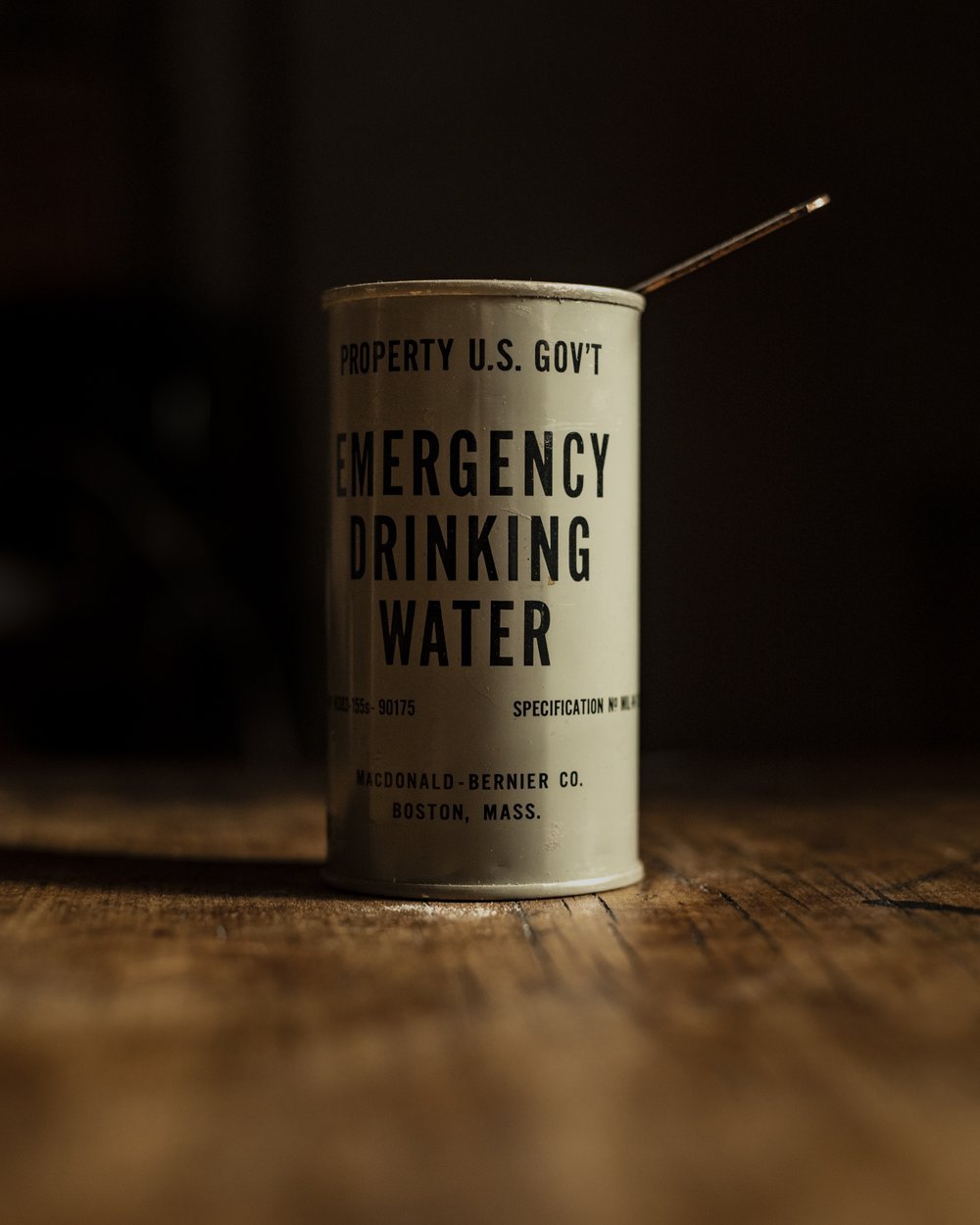 Emergency drinking water