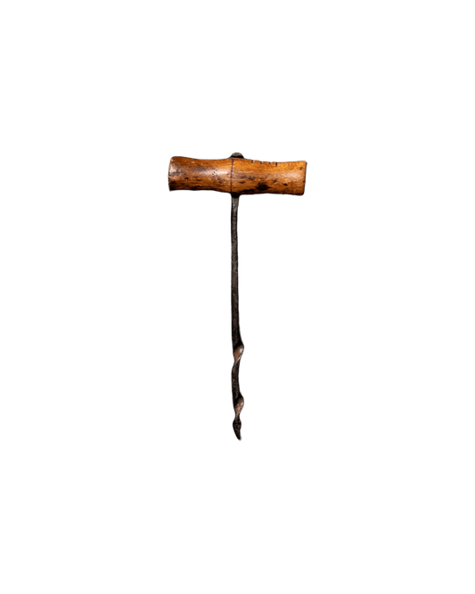 20th century wooden handle corkscrew