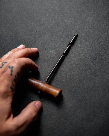 20th century wooden handle corkscrew