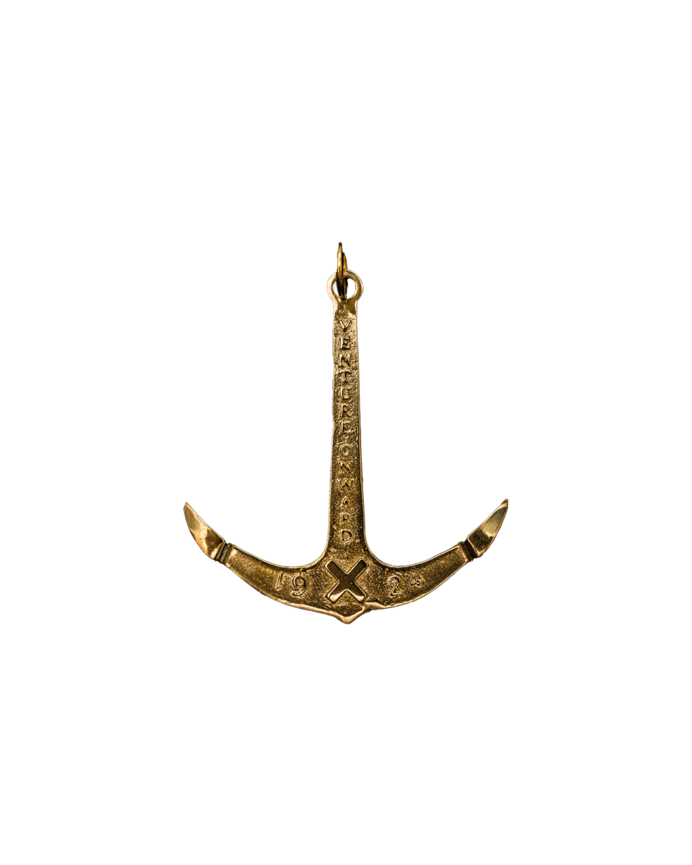 25 Wholesale - The 1924 Brass Anchor Keychain