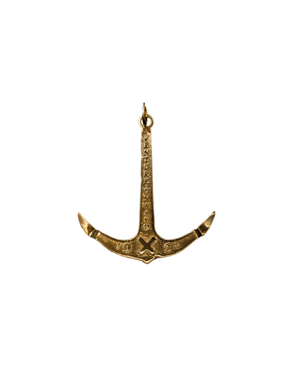 25 Wholesale - The 1924 Brass Anchor Keychain