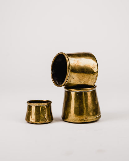 3 件套 1900 年代早期英国黄铜捏壶