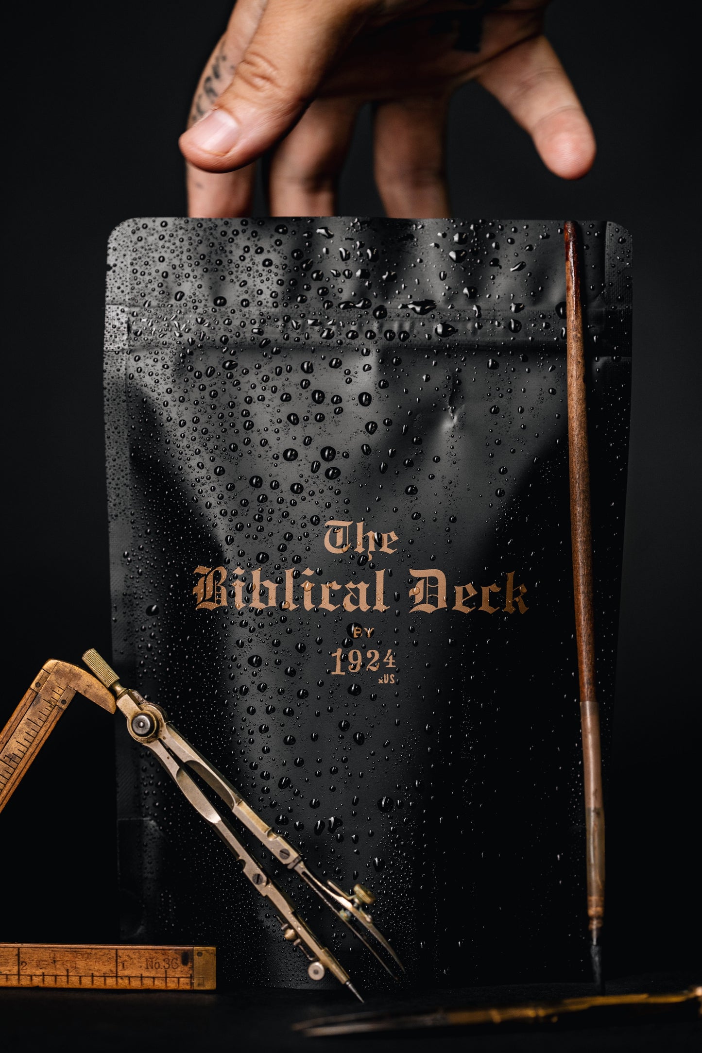 1924us Black Bible Deck