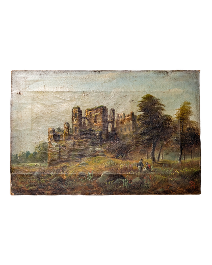 Pintura de paisaje alemana de 1910