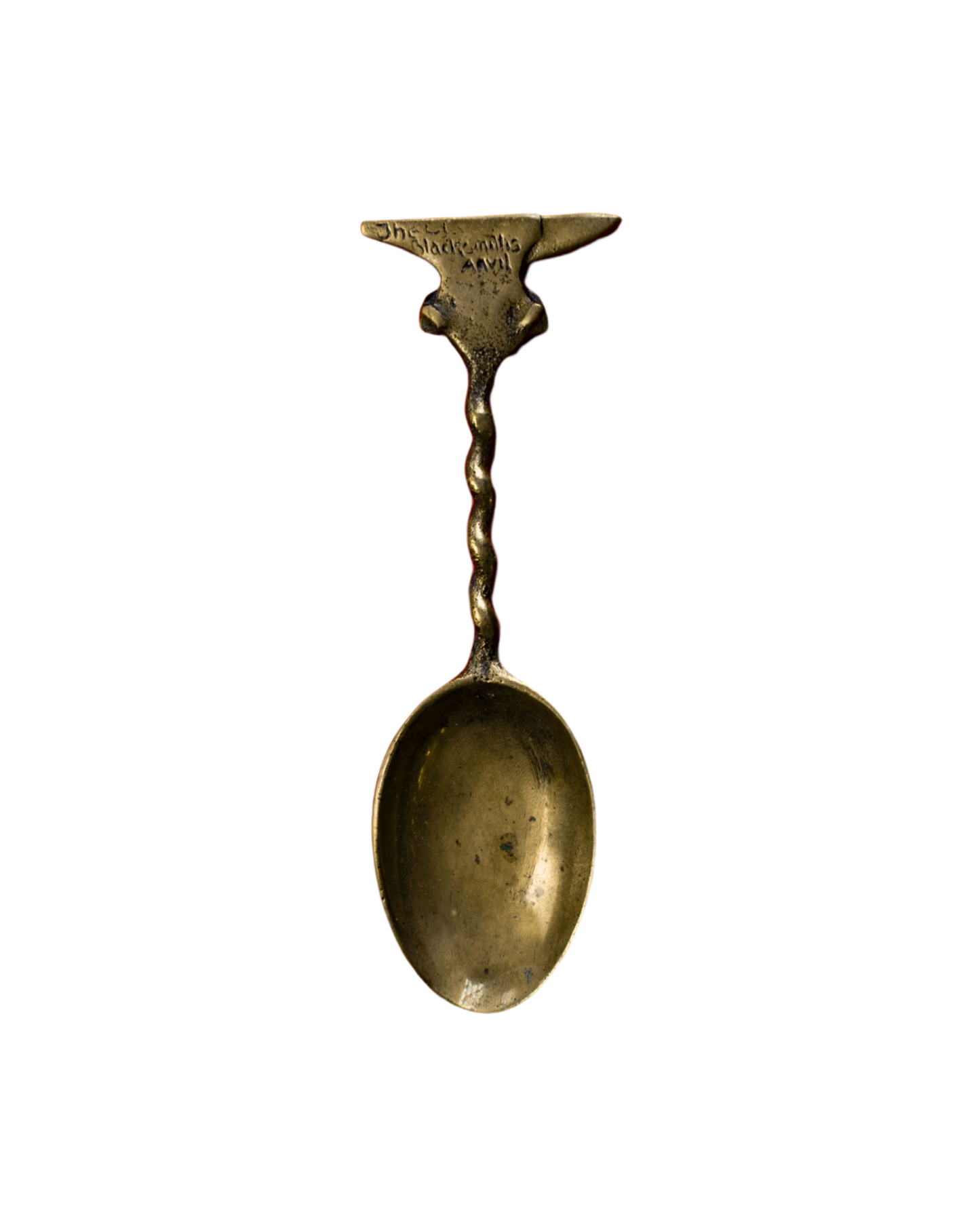 Solid Brass Anvil Spoon - Decorative