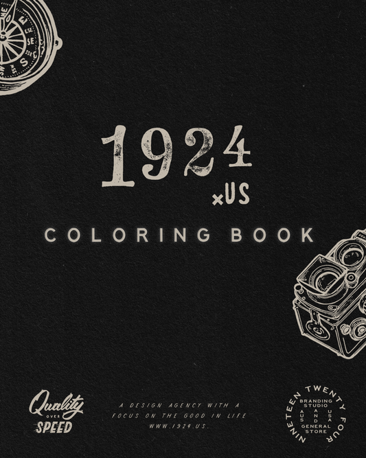 Libro para colorear imprimible de 1924us