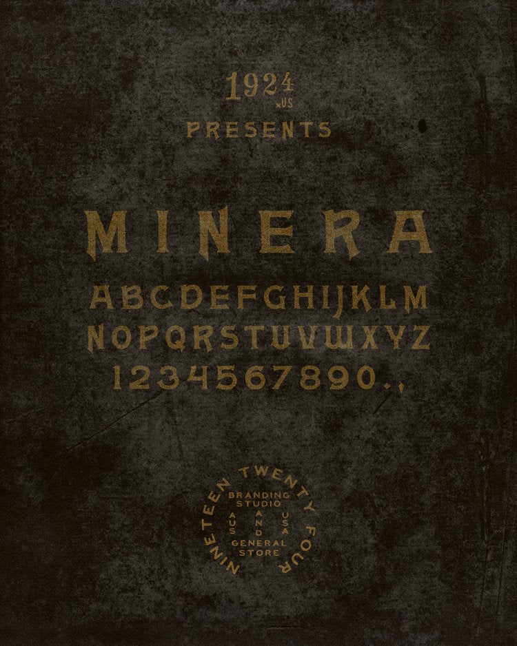 1924us 的 Minera 字体