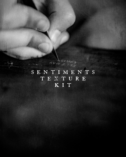 SENTIMENTS TEXTURE KIT by 1924us