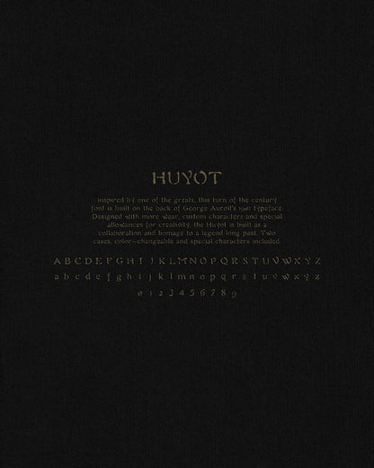 1924us 的 Huyot 字体