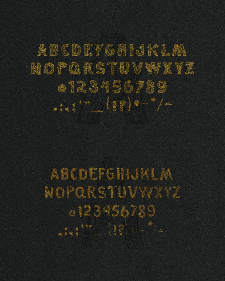 1924us 的森林字体