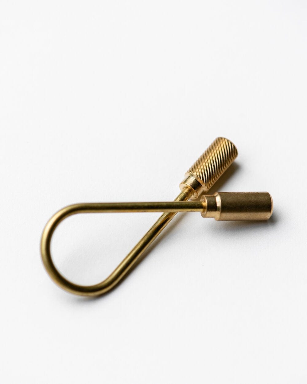 Brass Closed Helix Keyring