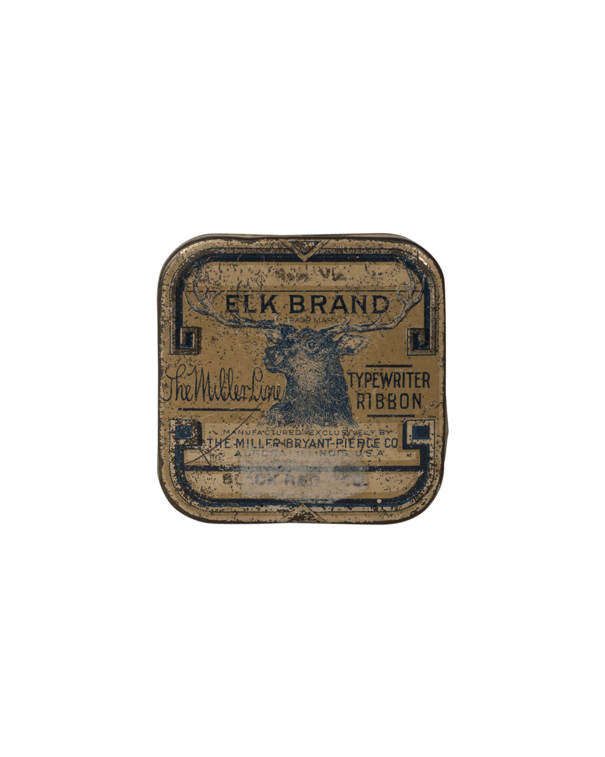 Elk Brand Typewriter Ribbons Tin