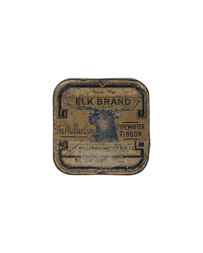 Elk Brand Typewriter Ribbons Tin