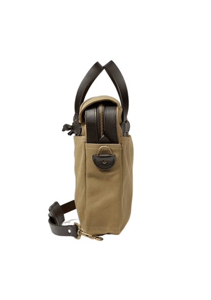 FILSON RUGGED TWILL BRIEFCASE - Cheese Tan and Kakhi