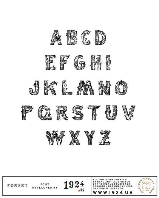 Forest Font by 1924us