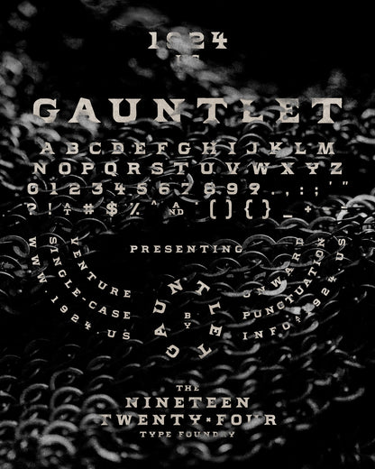 1924us 的 Gauntlet 字体