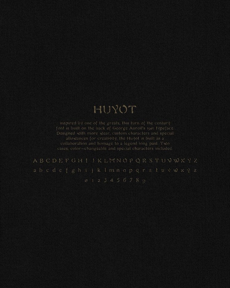 Huyot Font by 1924us