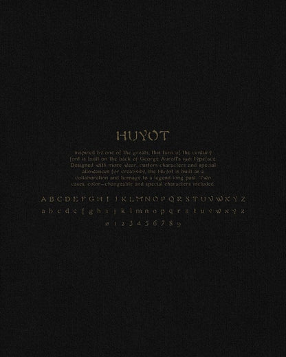 Huyot Font by 1924us