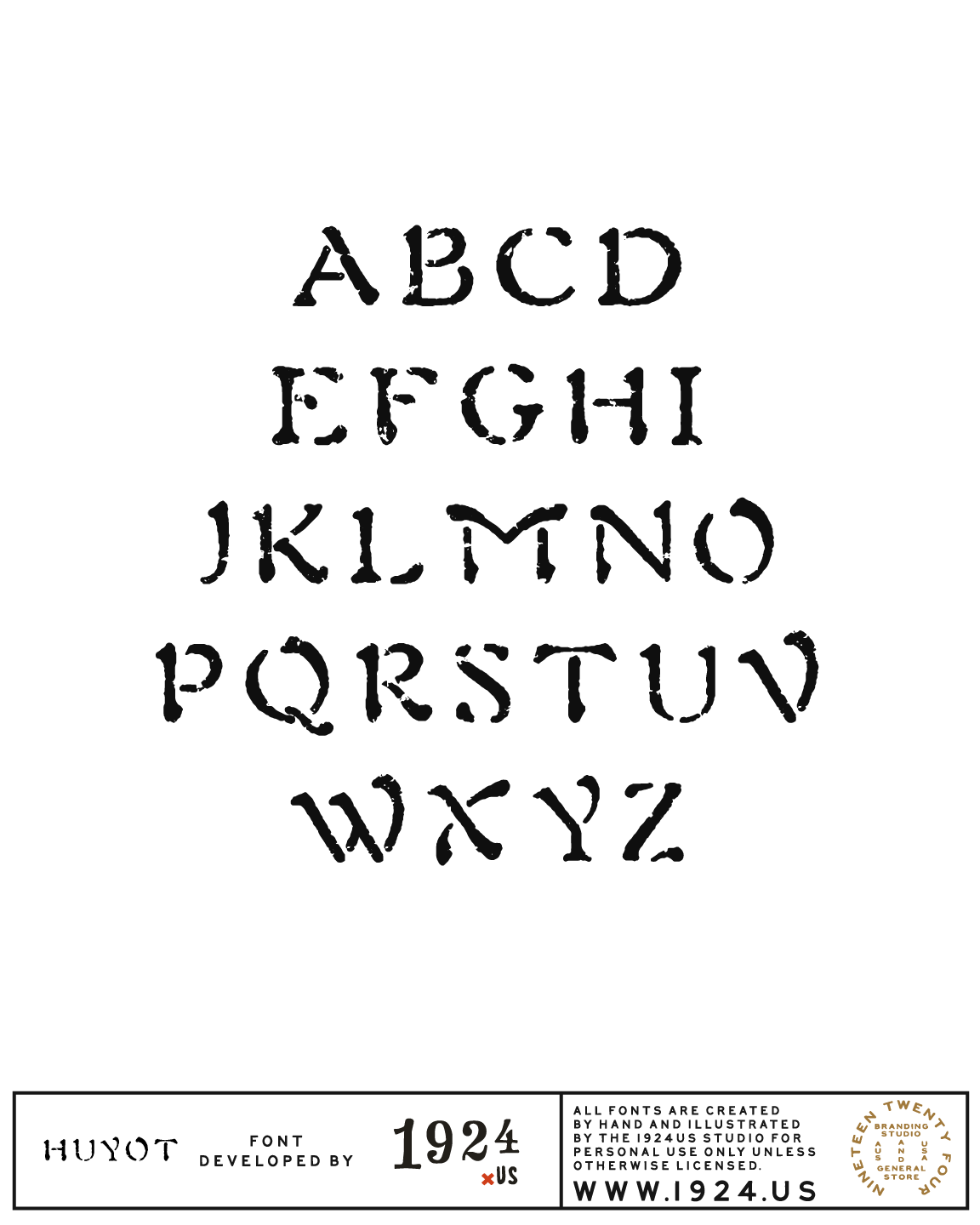 Huyot Font by 1924us