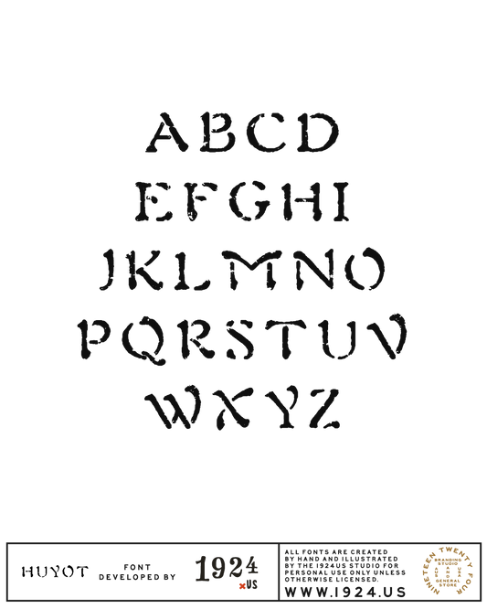 Huyot Font by 1924us