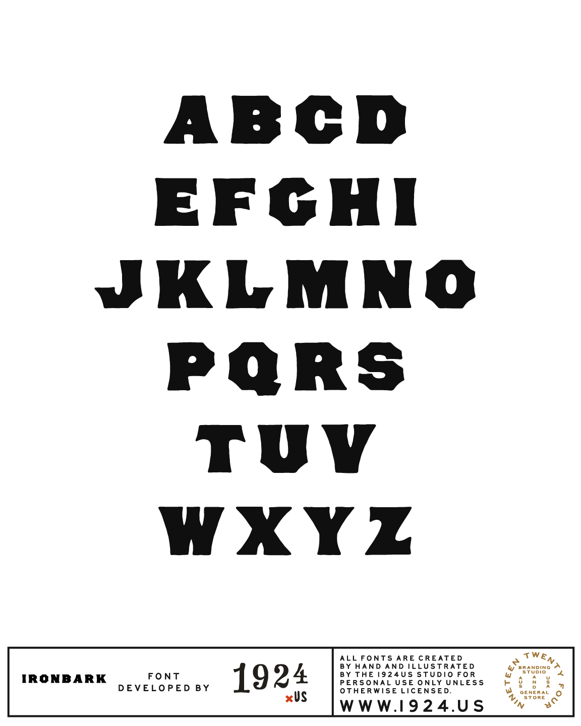 Ironbark Font by 1924us