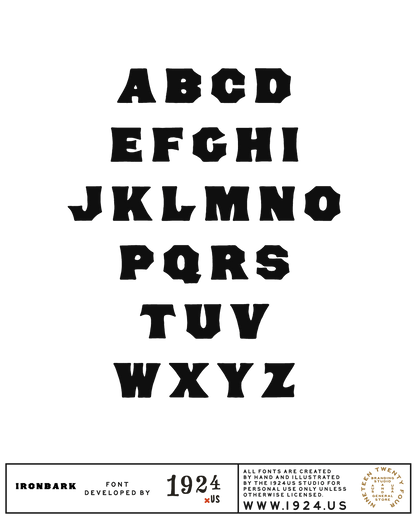 Ironbark Font by 1924us