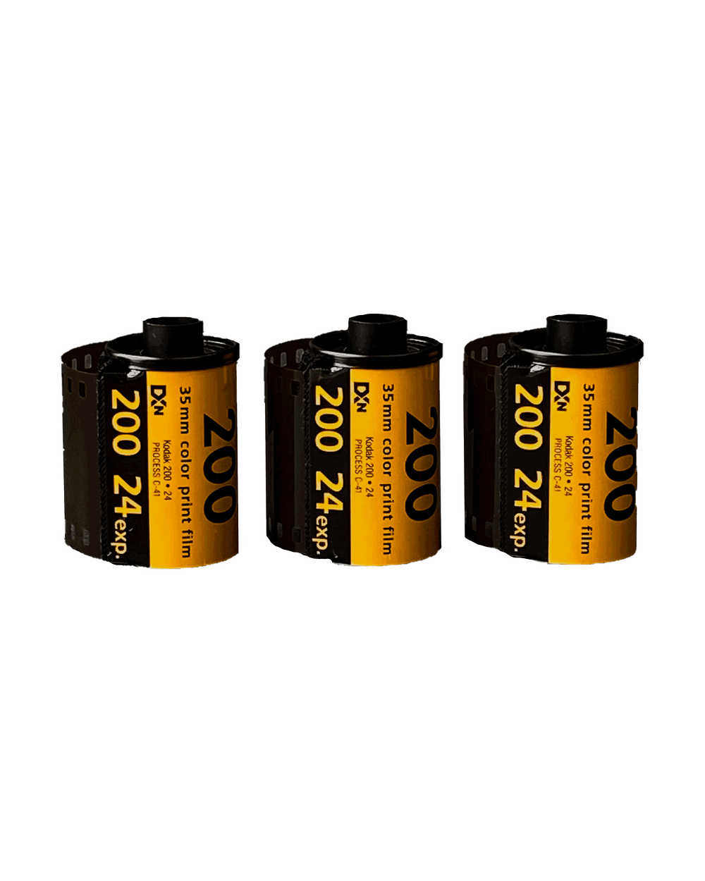 KODAK GOLD 200 COLOUR FILM 35MM 24EXP - 3 PACK