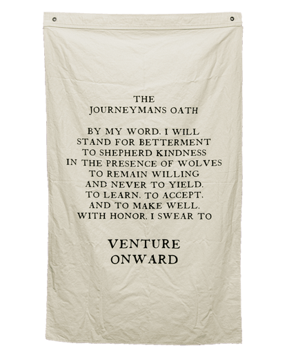 Oat / Large Journeyman's Oath - Flag