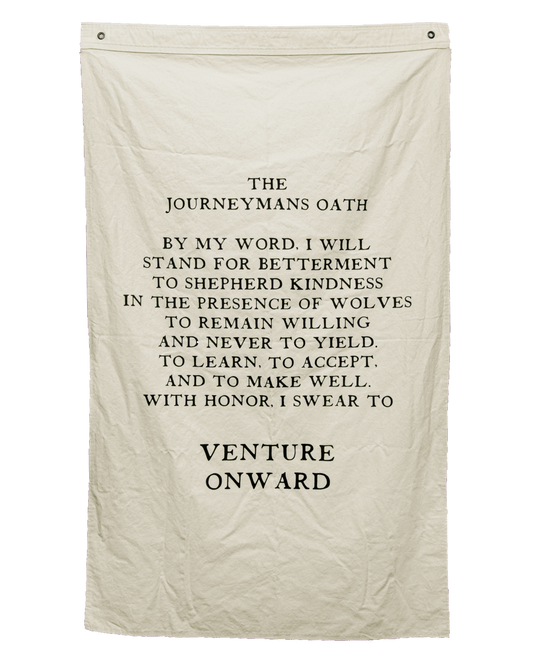 Oat / Large Journeyman's Oath - Flag