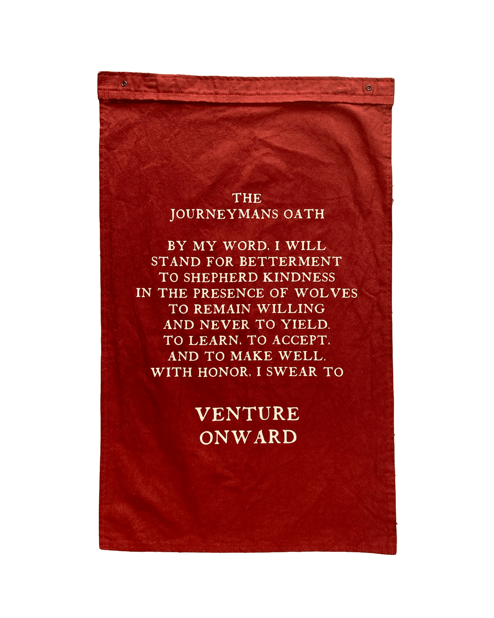 Old Glory Red / Small Journeyman's Oath - Flag