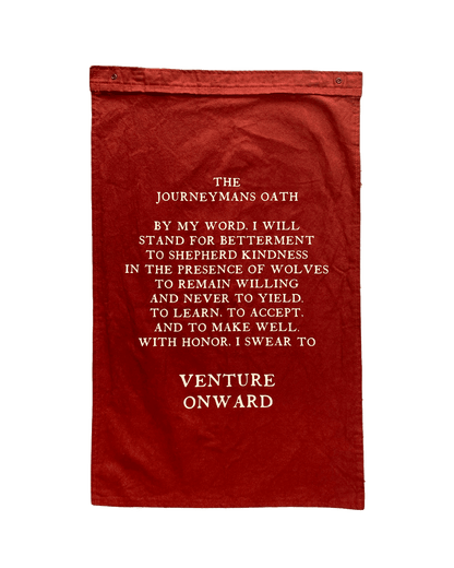 Old Glory Red / Small Journeyman's Oath - Flag