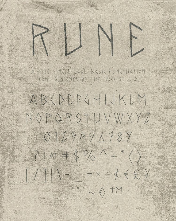 Rune Font by 1924us