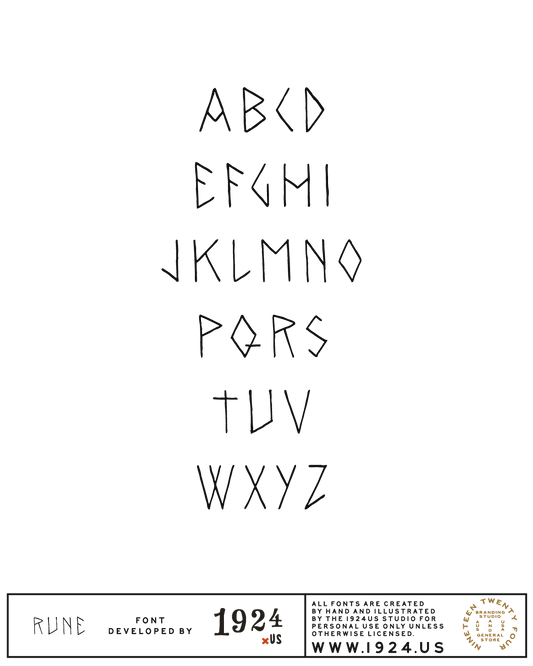 Rune Font by 1924us