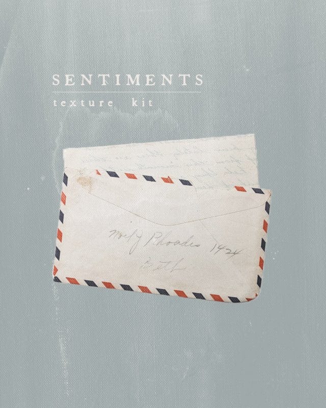 SENTIMENTS TEXTURE KIT by 1924us